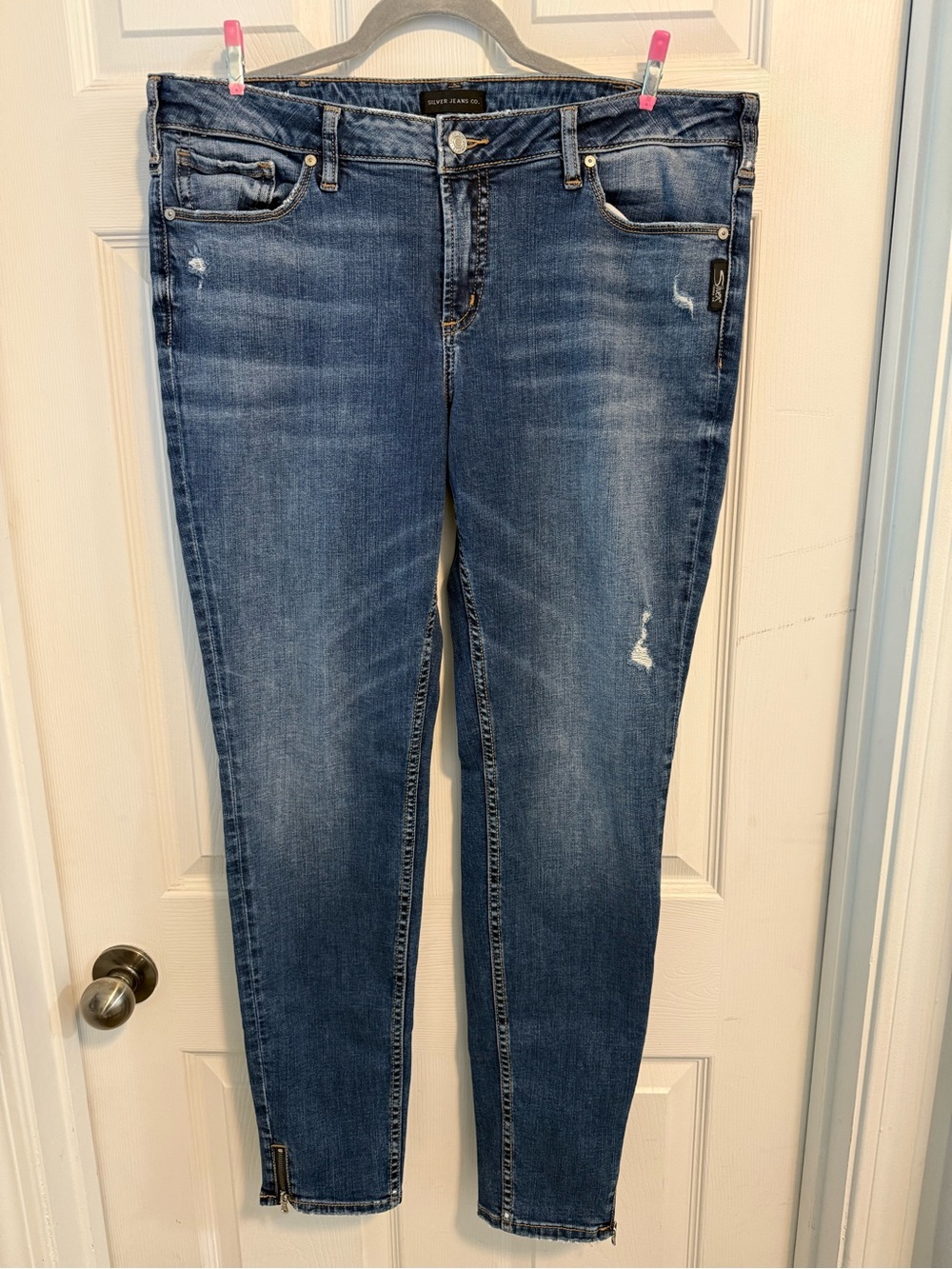 Silver Jeans Aiko Skinny Jeans with Light Whiskering